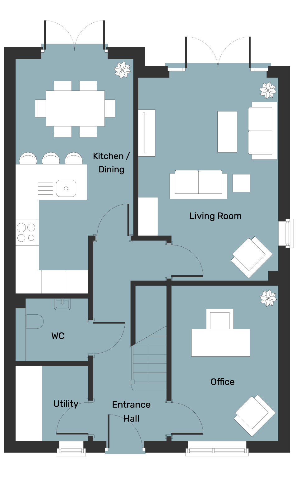 ground floor plot 86